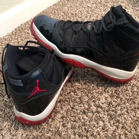 jordan xi black red